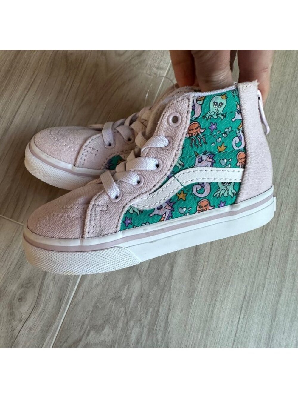 Vans Sea Party Sk8-Hi Zip NWOT 6.5